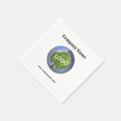 ビジネスロゴ推進会社 スタンダードカクテルナプキン (角)