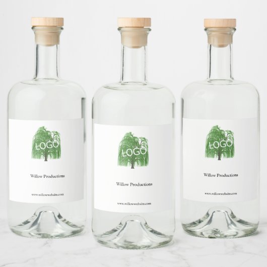 ビジネスロゴ推進会社 リキュールボトルラベル (ボトル)