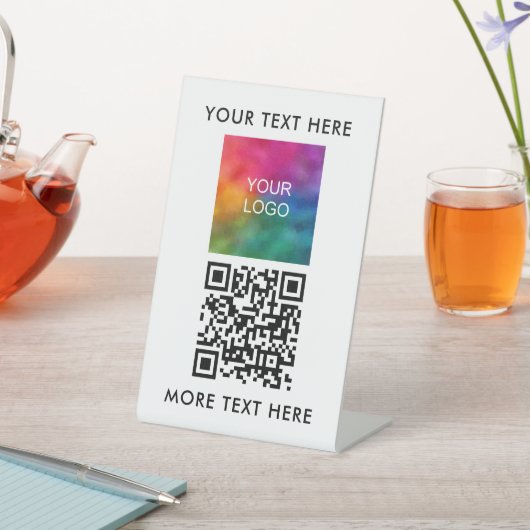 ビジネスロゴ文字カスタマイズシンプル可能なテンプレート 台座サイン (インサイチュ)