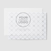 ビジネスロゴ文字シンプル ベラム紙招待状 (オフセット (招待状))