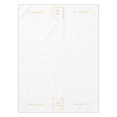 ビジネスロゴ文字ブランドの色 テーブルクロス (正面)