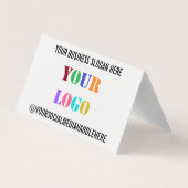 ビジネスロゴ文字プロモーション名刺 名刺 (裏面)