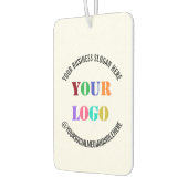 ビジネスロゴ文字宣伝用エアーフレッシュナー カーエアーフレッシュナー (左)