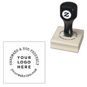 ビジネスロゴ素朴手作りWebサイカスタムト ラバースタンプ (押印)