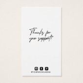 ビジネスロゴ衣料品ラベル価格つるラベル (裏面)