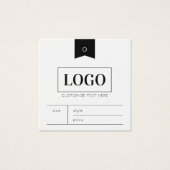 ビジネスロゴ衣料品ラベル価格つるラベル (正面)