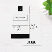 ビジネスロゴ衣料品ラベル価格つるラベル (デスク)