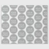 ビジネスロゴ販促事業会社 ラッピングペーパー (フラット)