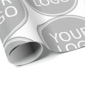 ビジネスロゴ販促事業会社 ラッピングペーパー (ロールコーナー)