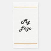 ビジネスロゴ金ゴールドフレームのブランドカラー (正面)