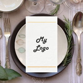 ビジネスロゴ金ゴールドフレームのブランドカラー