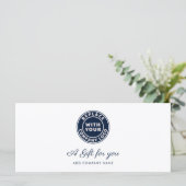 ビジネスロゴ顧客ロイヤリティギフト証明書 (スタンド正面)