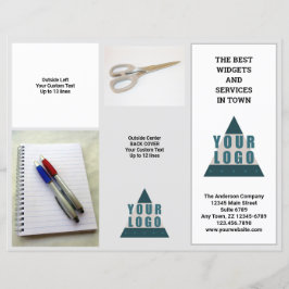 ビジネスロゴ5フォトプロモトリフォーブパンフレット