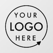 ビジネスロゴ | あなたの会社のロゴをカスタマイズしてアップロード ウィンドウサイン (シート)