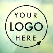 ビジネスロゴ | お客様の企業ロゴをカスタムアップロード ウィンドウサイン (シート3)