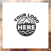 ビジネスロゴ | ここにロゴを追加 カスタム企業ロゴ ウィンドウサイン (シート2)