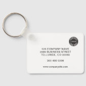 ビジネスロゴ・ウェブサイトカスタム会社 キーホルダー (裏面)