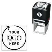 ビジネスロゴ | オーダーメイド スクエア ラバーセルフインキングスタンプ セルフインキングスタンプ (インサイチュ)