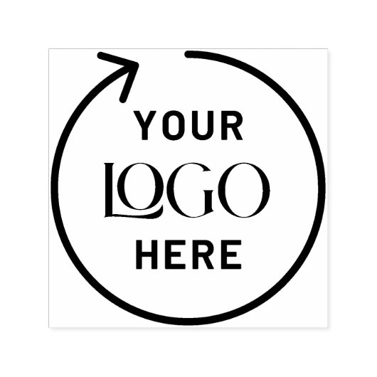 ビジネスロゴ | オーダーメイド スクエア ラバーセルフインキングスタンプ セルフインキングスタンプ (デザイン)