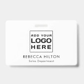 ビジネスロゴ カスタマイズ バッジ (裏面)