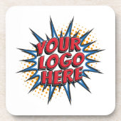 ビジネスロゴ – カスタム企業の コースター (正面)