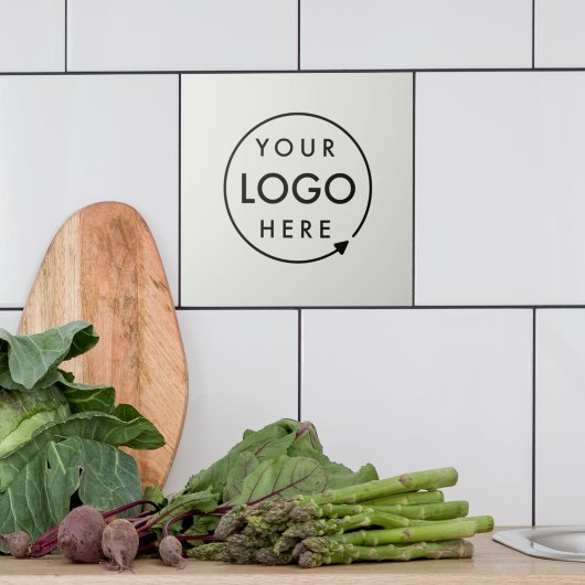 ビジネスロゴ |グレーモダンミニマルプロフェッショナル タイル