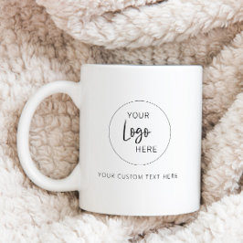 ビジネスロゴ |スタイリッシュプロフェッショナル企業の コーヒーマグカップ