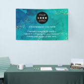 ビジネスロゴ |ネイビーブループロフェッショナル 横断幕 (トレードショー)