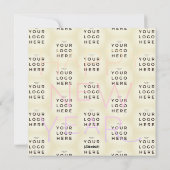 ビジネスロゴ |ハッピーニューイヤーモダンカスタム シーズンカード (裏面)