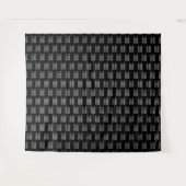 ビジネスロゴ |ハーフスタイリッシュステップパターン タペストリー (正面(横))