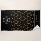 ビジネスロゴ | ビーチタオルミニマルビーチタオル ビーチタオル (正面)