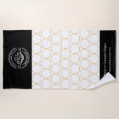 ビジネスロゴ | ビーチタオルミニマルビーチタオル ビーチタオル (正面)