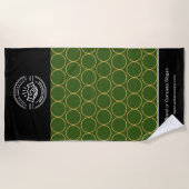 ビジネスロゴ | ビーチタオルミニマルビーチタオル ビーチタオル (正面)