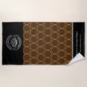 ビジネスロゴ | ビーチタオルミニマルビーチタオル ビーチタオル (正面)