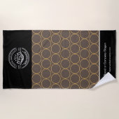 ビジネスロゴ | ビーチタオルミニマルビーチタオル ビーチタオル (正面)