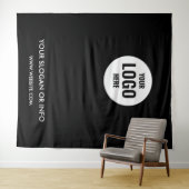 ビジネスロゴ |プロフェッショナルの背景(白) タペストリー (インサイチュ(横))