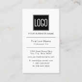 ビジネスロゴ |プロフェッショナルシンプル 名刺 (正面)