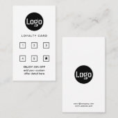 ビジネスロゴ |プロフェッショナル会社パンチ ロイヤリティカード (正面/裏面)