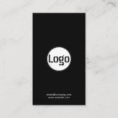 ビジネスロゴ |プロフェッショナル会社パンチ・ロイヤル ロイヤリティカード (裏面)