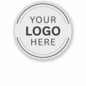 ビジネスロゴ |プロフェッショナル製ウォーターボトル シール (正面)