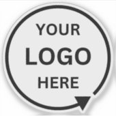 ビジネスロゴ |プロフェッショナル製ウォーターボトル シール (正面)