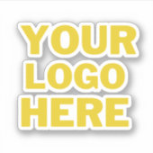 ビジネスロゴ |プロフェッショナル製ウォーターボトル シール (正面)