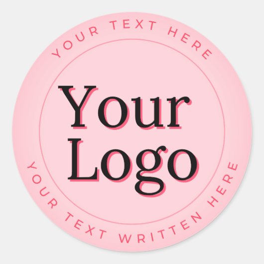 ビジネスロゴ |プロフェッショナル ラウンドシール (正面)