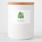 ビジネスロゴ プロモーション用品会社 フードラベル (正面)