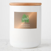 ビジネスロゴ プロモーション用品 銅 フードラベル (正面)