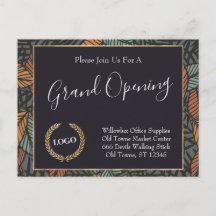 ビジネスロゴ・プロモーション葉企業の金ゴールド