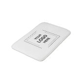 ビジネスロゴ | ミニマルプロフェッショナルホワイトバス バスマット (アングル)