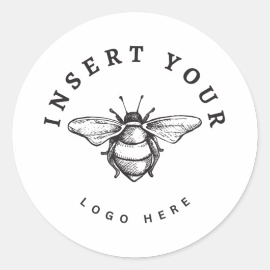 ビジネスロゴ ラウンドシール (正面)