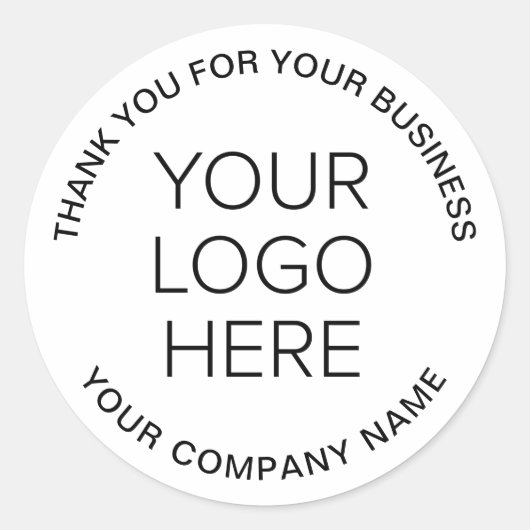 ビジネスロゴ ラウンドシール (正面)