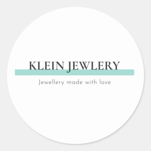 ビジネスロゴ ラウンドシール (正面)